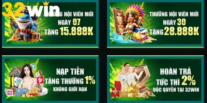 Khuyến Mãi 32WIN - Tri Ân Khách Hàng Đã Gắn Bó Cùng Nền Tảng - BACENI