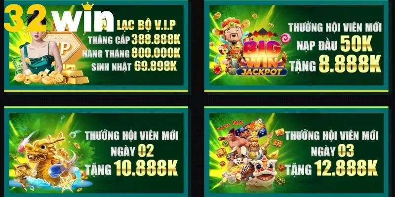 Khuyến Mãi 32WIN - Tri Ân Khách Hàng Đã Gắn Bó Cùng Nền Tảng - BACENI